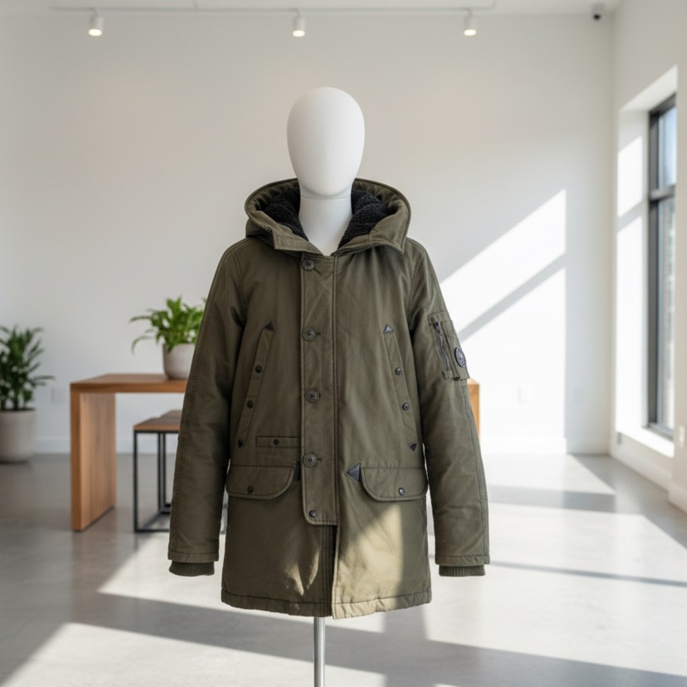 Spiewak Military Green Hooded Jacket